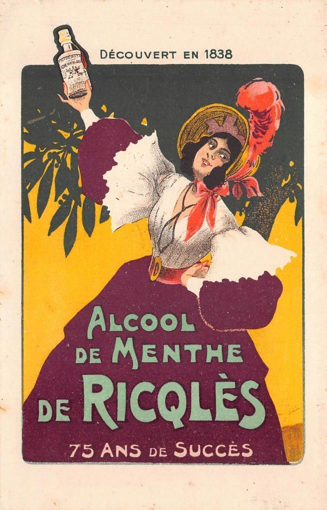 L'ALCOOL DE MENTHE - Ricqlès