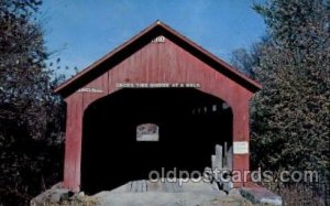 Roseville Bridge Coxville, IN USA Covered Bridge, Unused 