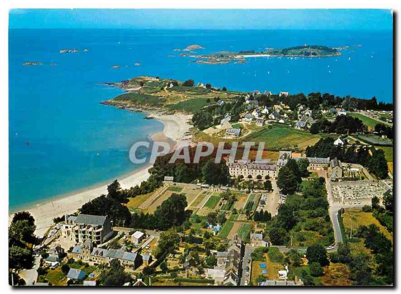Postcard Moderne Saint Jacut de la Mer Cotes d'Armor Aerial view of the head ...