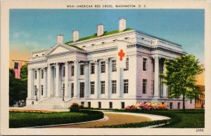 Washington DC American Red Cross Unused Reynolds Linen Postcard G56