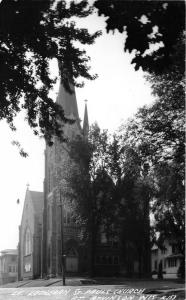 Fort Atkinson Wisconsin~St Pauls Evangelical Lutheran Church~1940s RPPC-Postcard