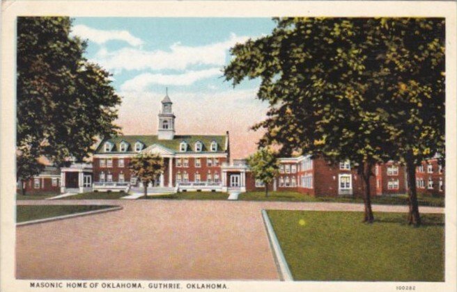 Oklahoma Guthrie Masonic Home Of Oklahoma Curteich