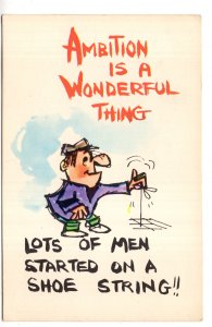Vintage Humour, Ambition is a Wonderful Thing, Started on a Shoestring