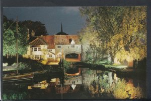 Norfolk Postcard - Pull's Ferry, Norwich, Floodlit  T3268