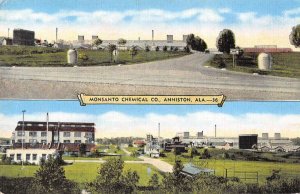 Anniston Alabama Monsanto Chemical Co Vintage Postcard AA51121