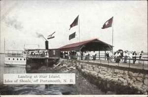PORTSMOUTH NH Star Island Ferry Isles of Shoals c1910 Postcard