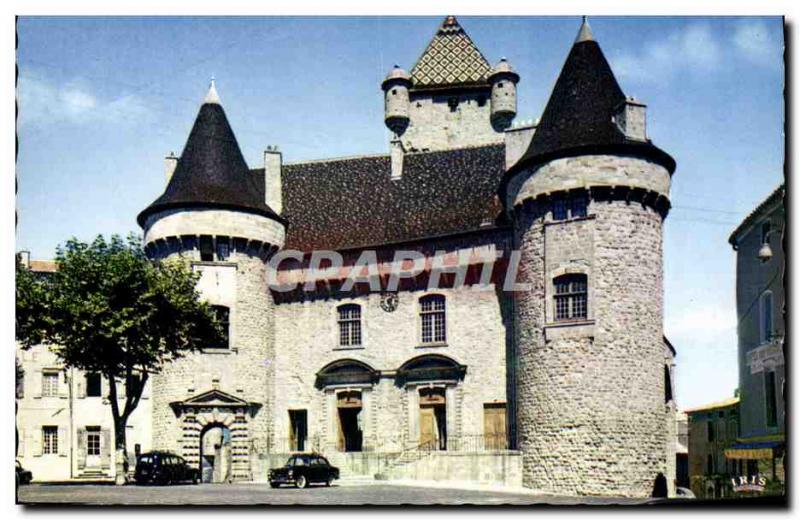 Modern Postcard Aubenas In Vivarais Chateau