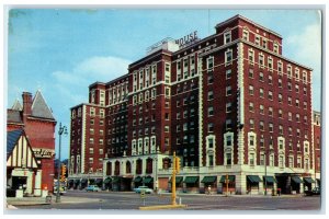 c1940's The Read House Exterior Roadside Chattanooga Tennessee TN Cars Postcard