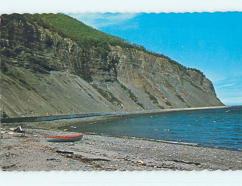 Pre-1980 TOWN VIEW SCENE Gaspe Nord Quebec QC p9862