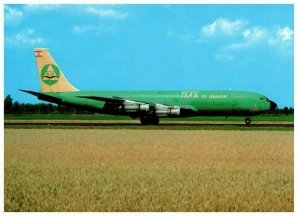 TMA of Lebanon Boeing 707 327C Airplane Postcard