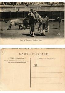 CPA Bullfighting - Course de Taureaux - Une Bonne Pique (776173)