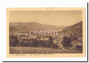 Gerardmer Old Postcard General view with the lake