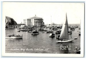 1948 Avalon Bay Santa Catalina California CA RPPC Photo Vintage Postcard