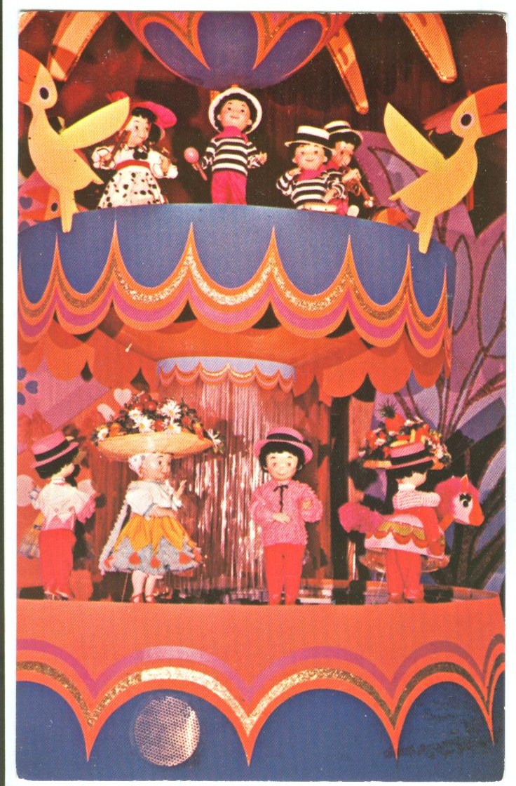 Disney WonderGround Gallery Childhood Tribute Its a Small World McBiff Postcard 
