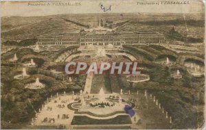 Old Postcard Panorama of Versailles