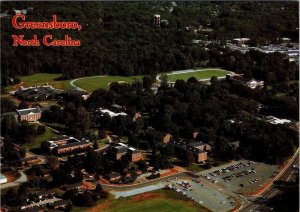 Greensboro, NC North Carolina  GUILFORD COLLEGE Campus Aerial View  4X6 Postcard