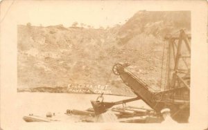 Culebra Cut Canal Zone Panama Canal Construction Real Photo Postcard AA67528