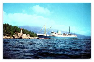 Cruising The Inside Passage S.S. Glacier Queen & S.S. Yukon Star Postcard