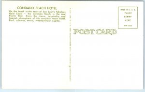 Postcard - Condado Beach Hotel - San Juan, Puerto Rico 