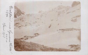 Austria mountain scenic photo postcard Dachstein Gletscher in Österreich 1913