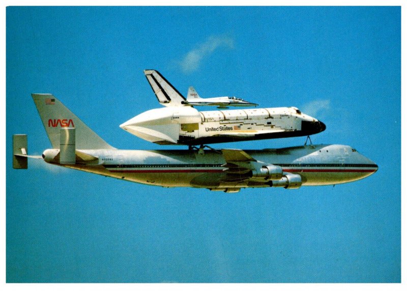 Space Shuttle Columbia piggyback on NASA 747