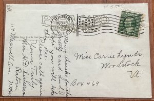 Court House/Goat Hill Raton NM Territory PM 8/30/1910  LB