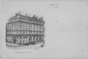 US3261 France Paris Normandy Hotel Horse Carriage Rides