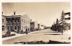 Washington Seattle Naval Air Station Barracks 1943 Real Photo