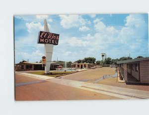 Postcard El Tejas Motel Lubbock Texas USA