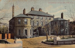 HALIFAX NOVA SCOTIA CANADA~GOVERNMENT HOUSE~1910 POSTCARD