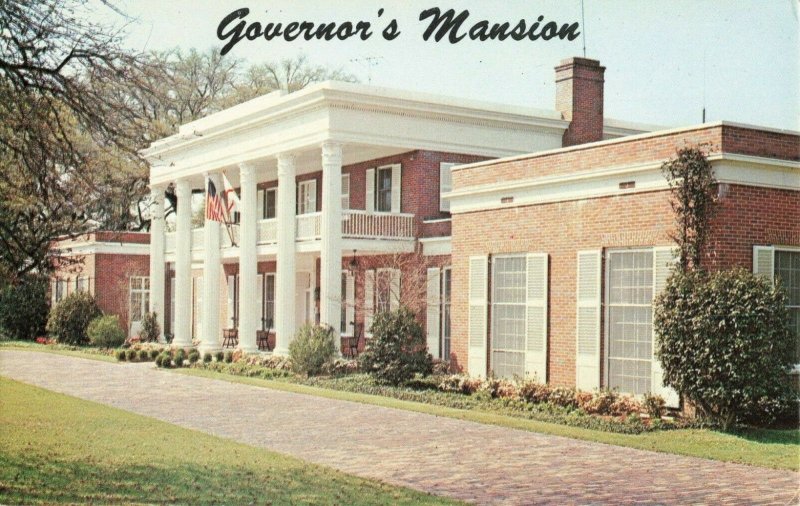 Postcard Governors Mansion Tallahassee Florida 