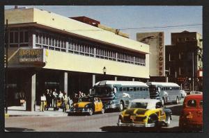 Street View Greyhound Bus Station Fort Worth Texas Unused c1951
