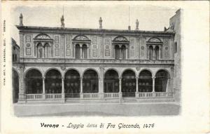 CPA Verona Loggia delta di Fra Giocondo ITALY (801571)