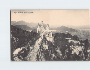 Postcard Kgl. Schloss Neuschwanstein, Schwangau, Germany