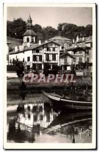 Modern Postcard Saint Jean de Luz Ciboure Sunset Boat