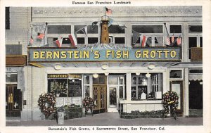 Bernstein's Fish Grotto Sacramento Street San Francisco California  