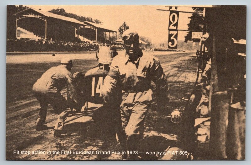 Vintage Fiat Automobile Postcard - 75th Anniversary - 128 Sport L Coupe
