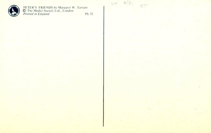 Peter's Friends     Artist: Margaret Tarrant