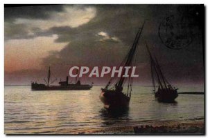 Old Postcard Fishing Boat