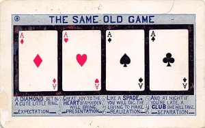 The same old game cards Fortuneteller PU 1912 