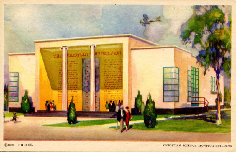 IL - Chicago. 1933 World's Fair-Century of Progress. Christian Science Monito...