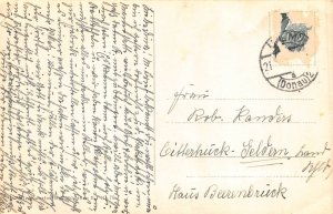 A210 Germany Ulm a D View from under Eisenbahnbruecke vintage postcard