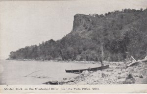 Minnesota Malden Rock On The Mississippi River River Near Twin Cities