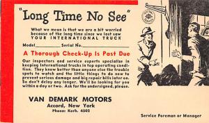 Van Demark Motors Advertising Unused 