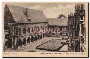 Laon - Gargoyles of the Cathedral Court and the Palace of Justice - Old Postcard