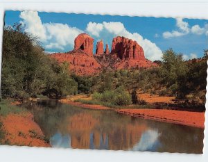 Postcard Red Rock Crossing, Oak Creek Canyon, Sedona, Arizona