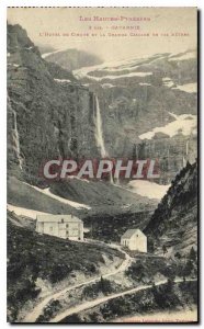 Old Postcard The High Pyrenees Gavarnie Hotel Circus and the Grand Cascade