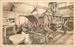 Postcard Old Versailles Petit Trianon Museum of the Car of the Sacred Heart o...