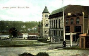 Market Square in Augusta, Maine