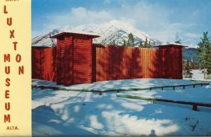 Folder - Canada, Alberta, Banff. Luxton Museum. 12 views + covers + narrative